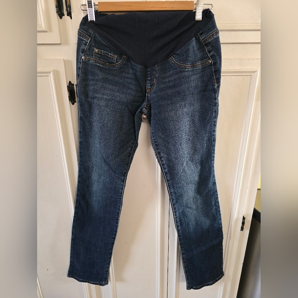 Indigo Blue Women's Straight Leg Jeans - Dark Blue
